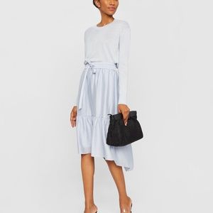 Tiered High Low Skirt - New With Tags - NEVER WORN - Blue Haze